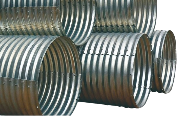 Tubo corrugado de aço